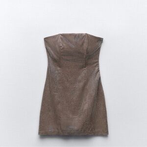 Zara Rhinestone Mini Dress